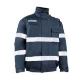 Reflective Striped Safety Work Jacket